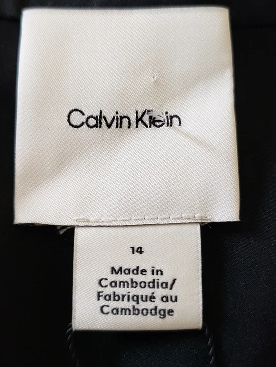 Calvin Klein Sparkle Knit A-Line Skirt - Wine - Picture 9 of 11